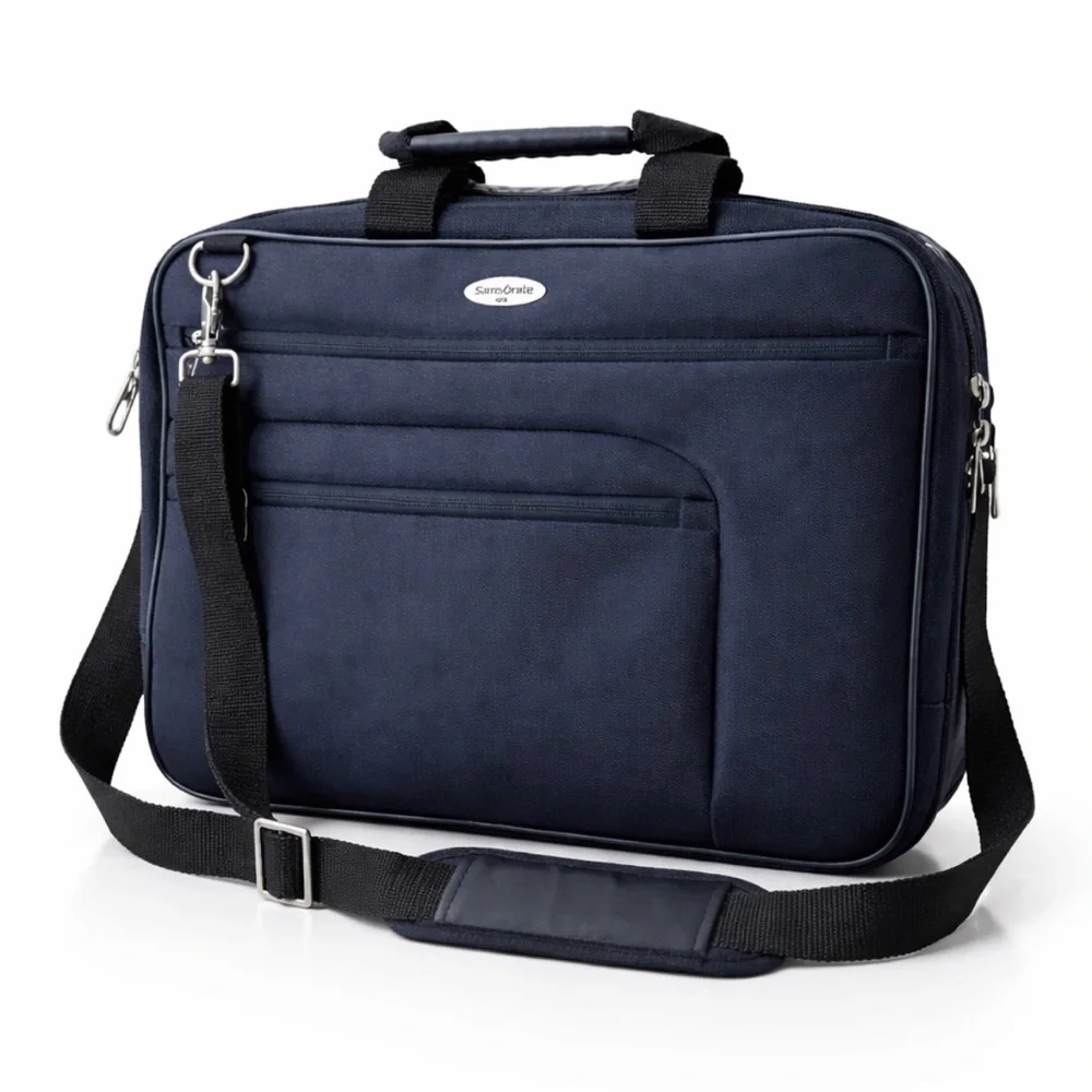 Samsonite Dark Blue Laptop Bag for Men